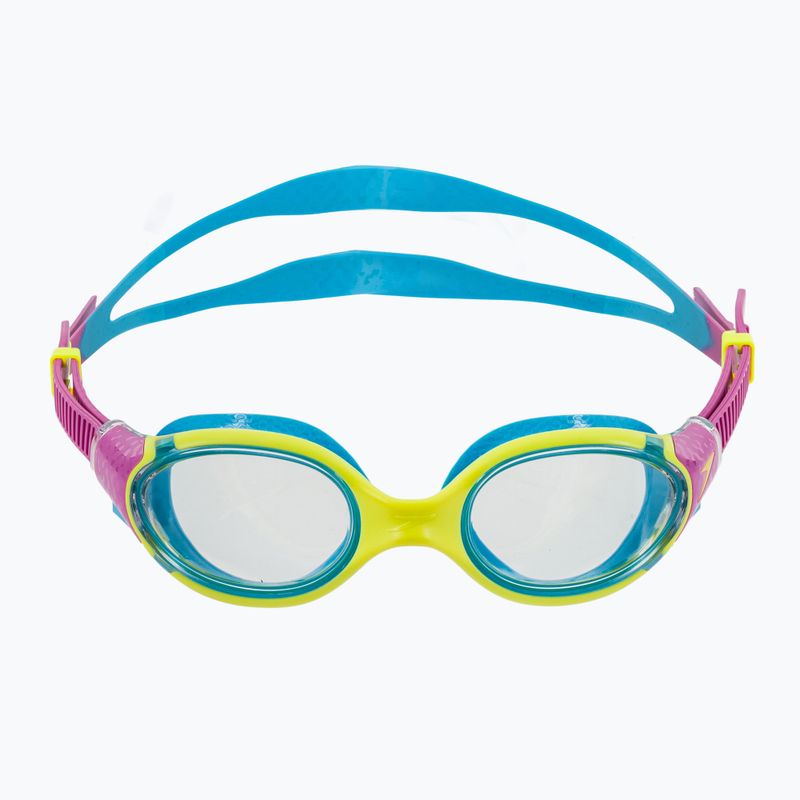 Occhialini da nuoto Speedo Biofuse 2.0 lemon drizzle/kikiki pink/bicton blue per bambini 2