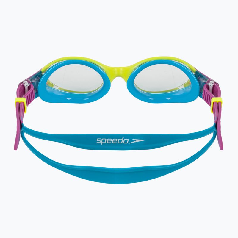 Occhialini da nuoto Speedo Biofuse 2.0 lemon drizzle/kikiki pink/bicton blue per bambini 4