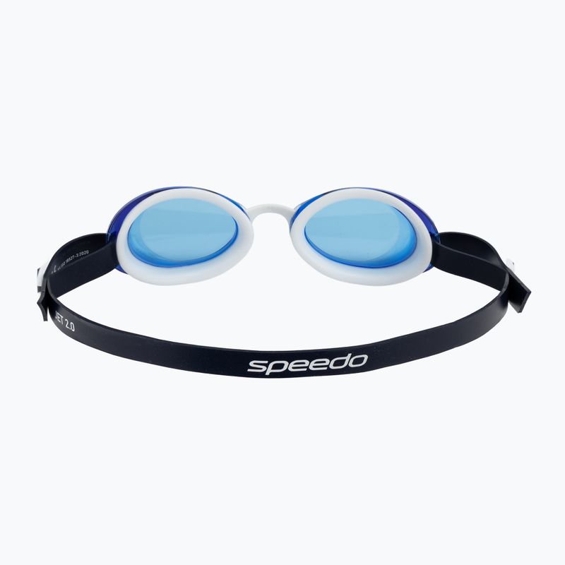 Occhialini da nuoto Speedo Jet 2.0 bondi blue/white/true navy 4
