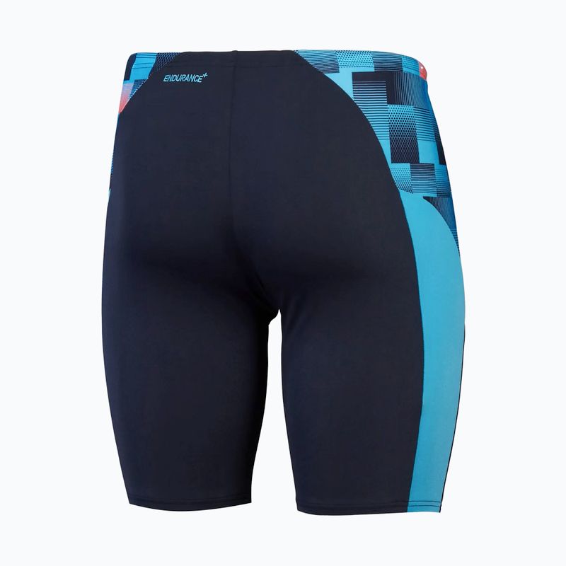 Speedo Endurance+ MAX Splice - Maglia da nuoto da uomo true navy/picton blue/siren red 2