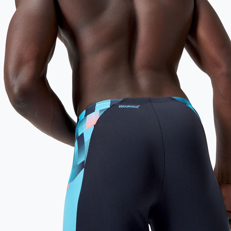 Speedo Endurance+ MAX Splice - Maglia da nuoto da uomo true navy/picton blue/siren red 9