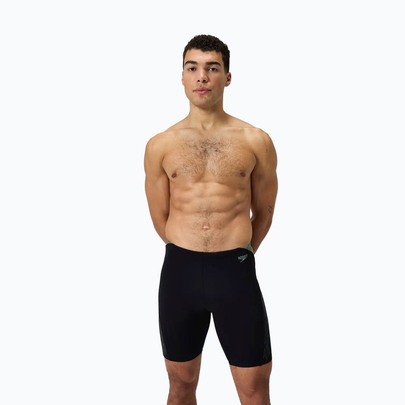 Speedo uomo HyperBoom Splice Jammer nero/verde nuoto jammer 7