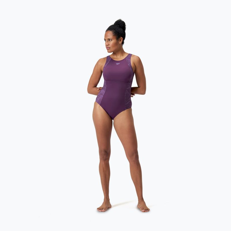 Costume da bagno Speedo Shaping LapisNite One Piece prugna dandy 6