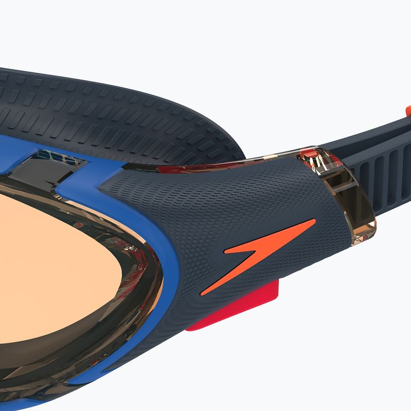 Occhiali da nuoto Speedo Biofuse 2.0 mare turco / ambra 5
