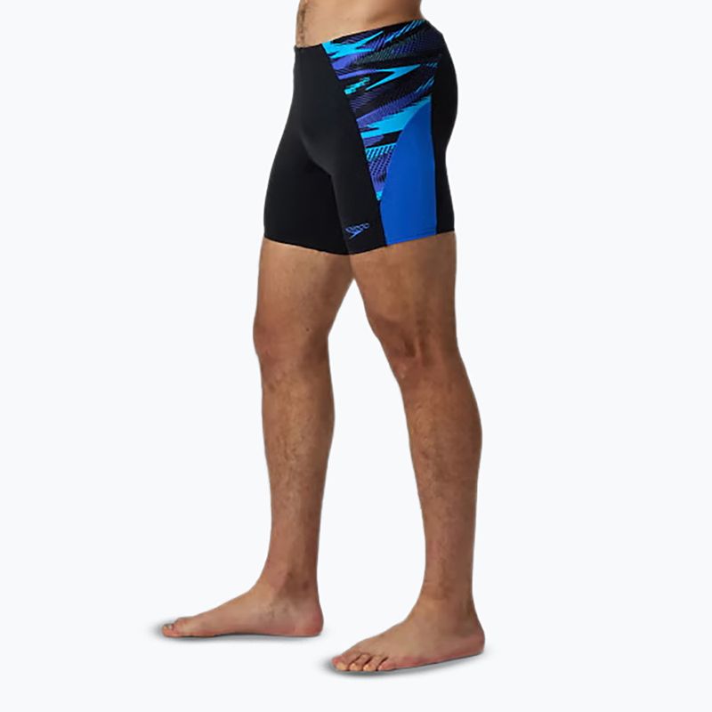 Jammer da nuoto da uomo Speedo Endurance+ Max Splice Jammer black/cobalt pop 4