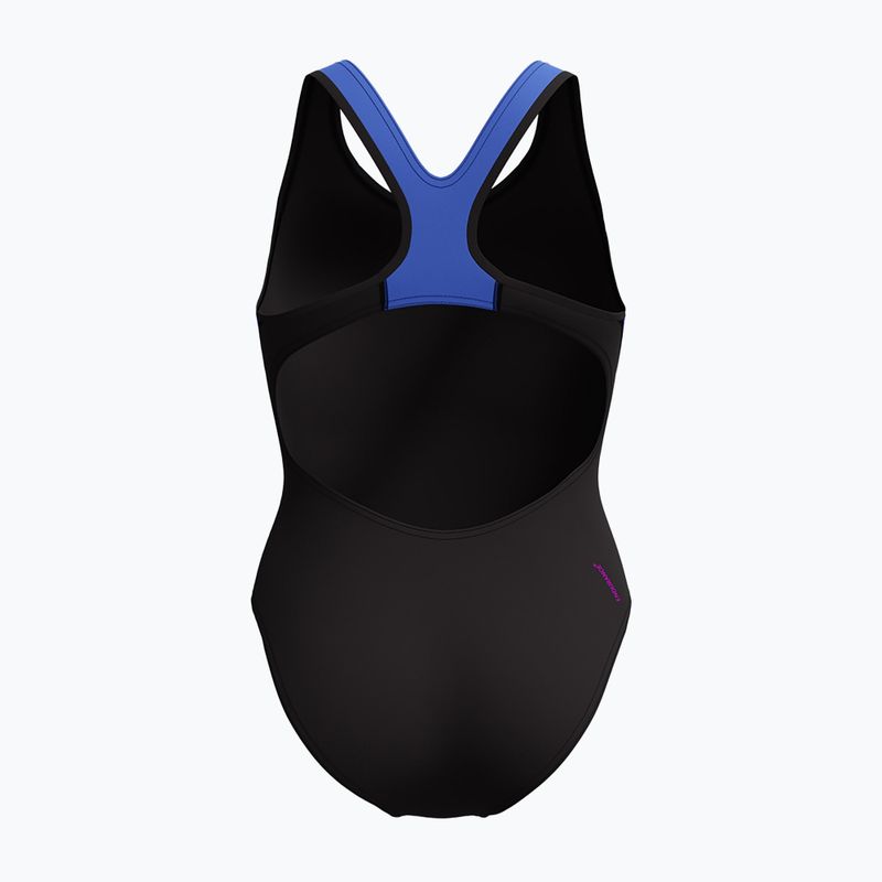Costume da bagno intero donna Speedo Placement Laneback zoom boom placement/speedo black 2