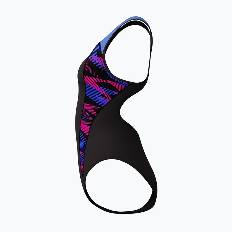 Costume da bagno intero donna Speedo Placement Laneback zoom boom placement/speedo black 5