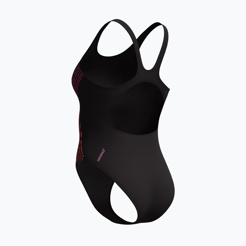 Costume da bagno intero da donna Speedo Placement Muscleback neon violet 5