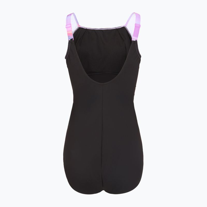 Costume da bagno intero donna Speedo Shaping LunaLustre Printed neon violet 2