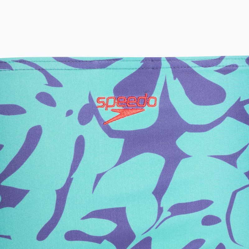 Costume da bagno due pezzi da donna Speedo Printed Adjustable Thinstrap hapuna blu 4