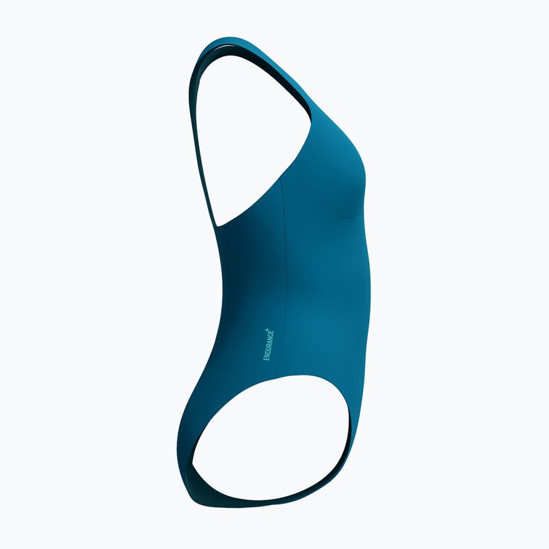 Costume da bagno intero donna Speedo Racer Zip with Built in Swim Bra dark teal 9