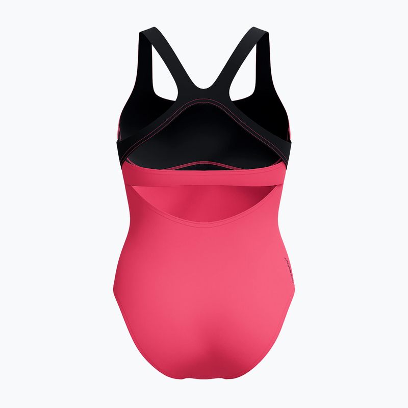 Costume da bagno intero donna Speedo Flex Band with Swim Bra raspbery fill/vermilion/punch 8