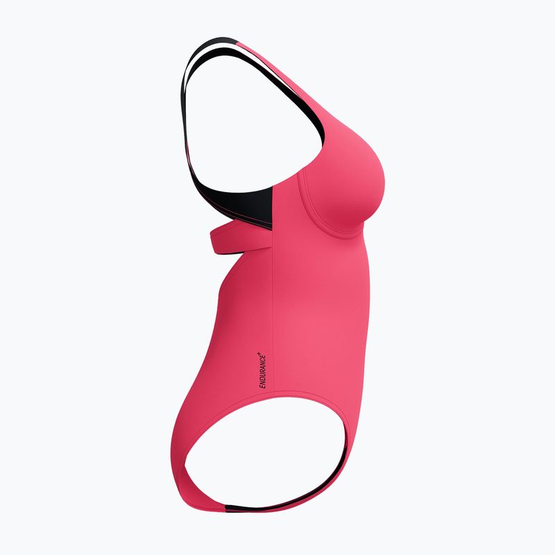 Costume da bagno intero donna Speedo Flex Band with Swim Bra raspbery fill/vermilion/punch 10