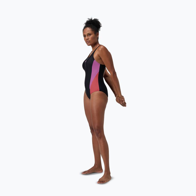 Costume da bagno intero da donna Speedo Colourblock 2.0 neon violet 2