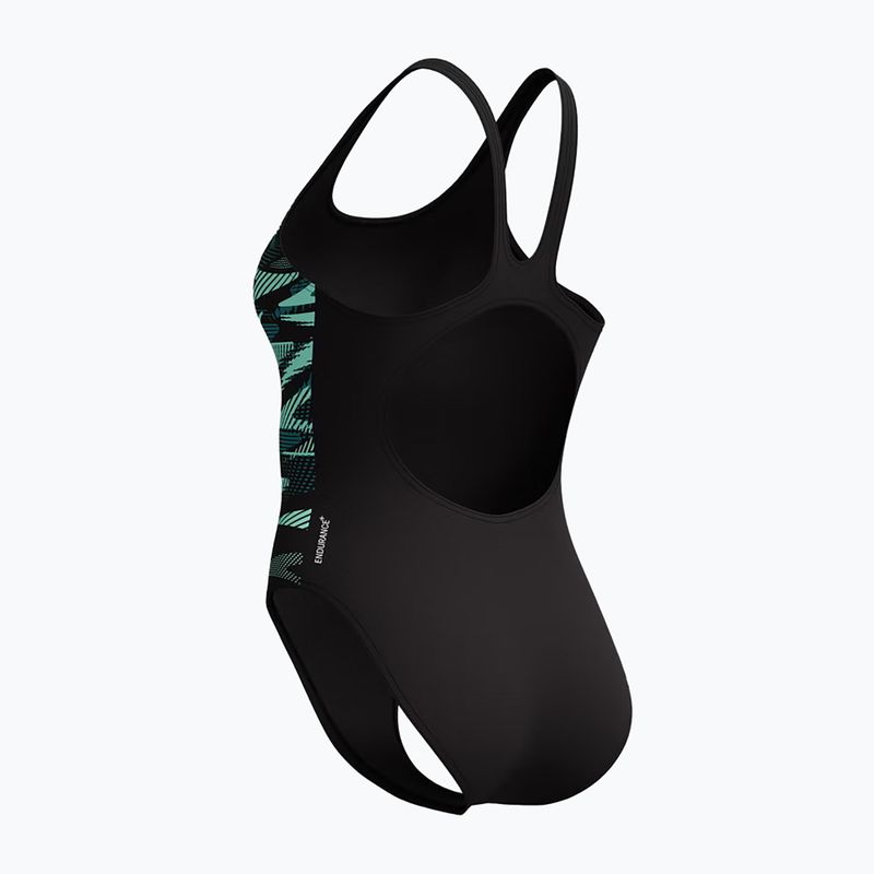 Costume da bagno intero da donna Speedo Hyperboom Placement Muscleback dark teal 5