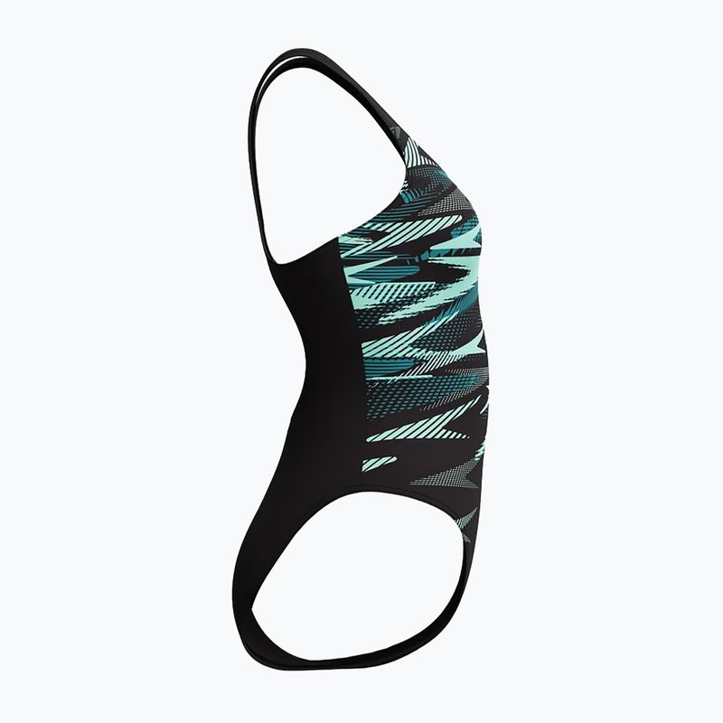 Costume da bagno intero da donna Speedo Hyperboom Placement Muscleback dark teal 7