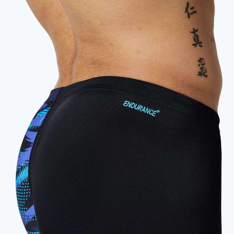 Speedo jammer da bagno da uomo HyperBoom V-Cut Jammer nero/cobalto pop 4