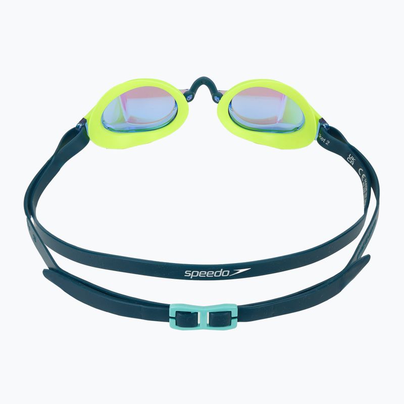 Occhiali da nuoto Speedo Fastskin Speedsocket 2 Mirror iper giallo/cobalto/meraldo 4