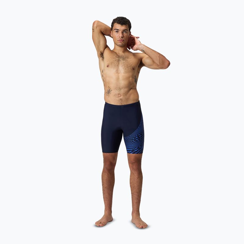Jammer da nuoto da uomo Speedo Medley Logo Jammer navy/cobalt pop 6