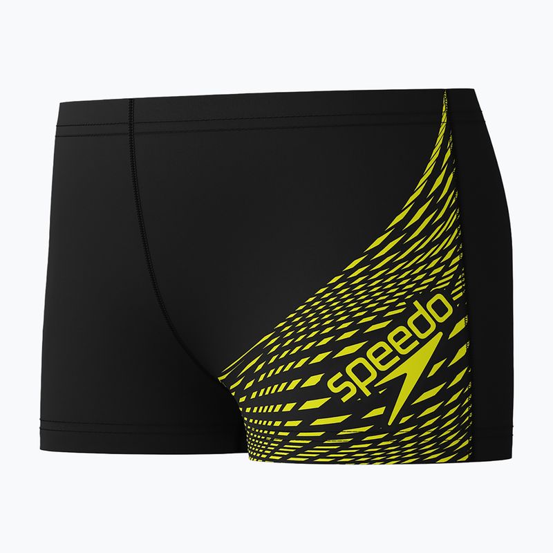 Boxer da nuoto per bambini Speedo Medley Logo Aquashort hyper yellow 3
