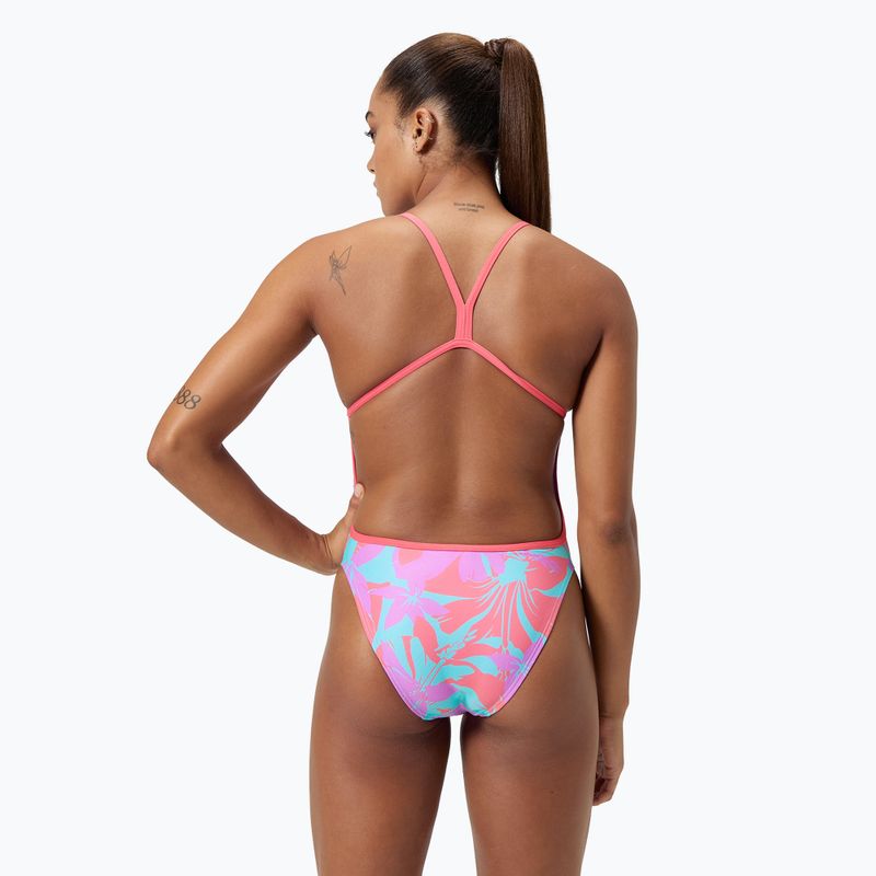 Speedo costume intero donna Allover Digital Vback kaluna floral/arctic glass 2