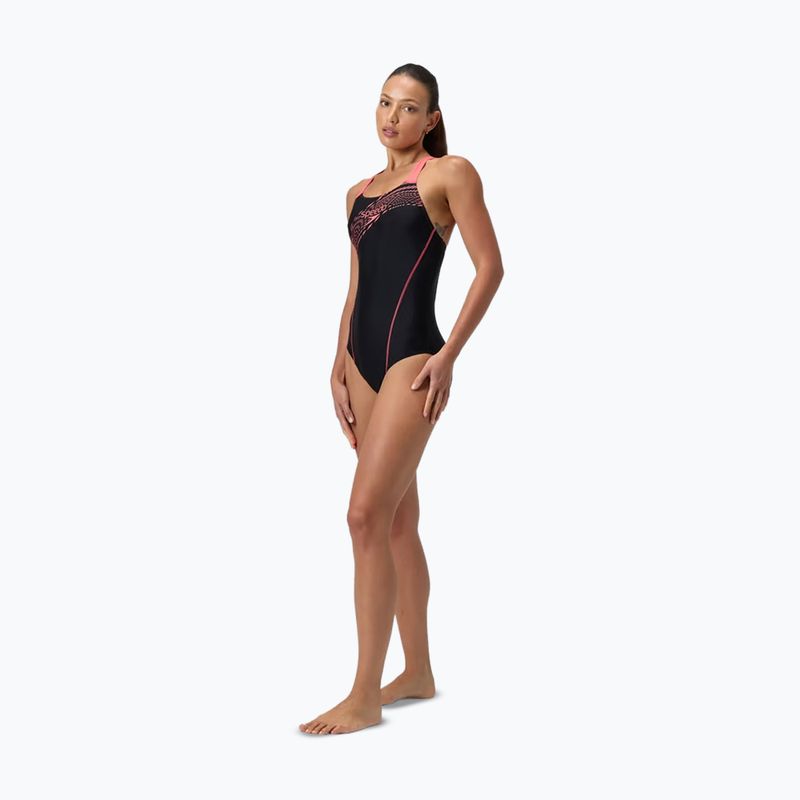 Costume da bagno intero donna Speedo Medley Logo Medalist coral sands 6