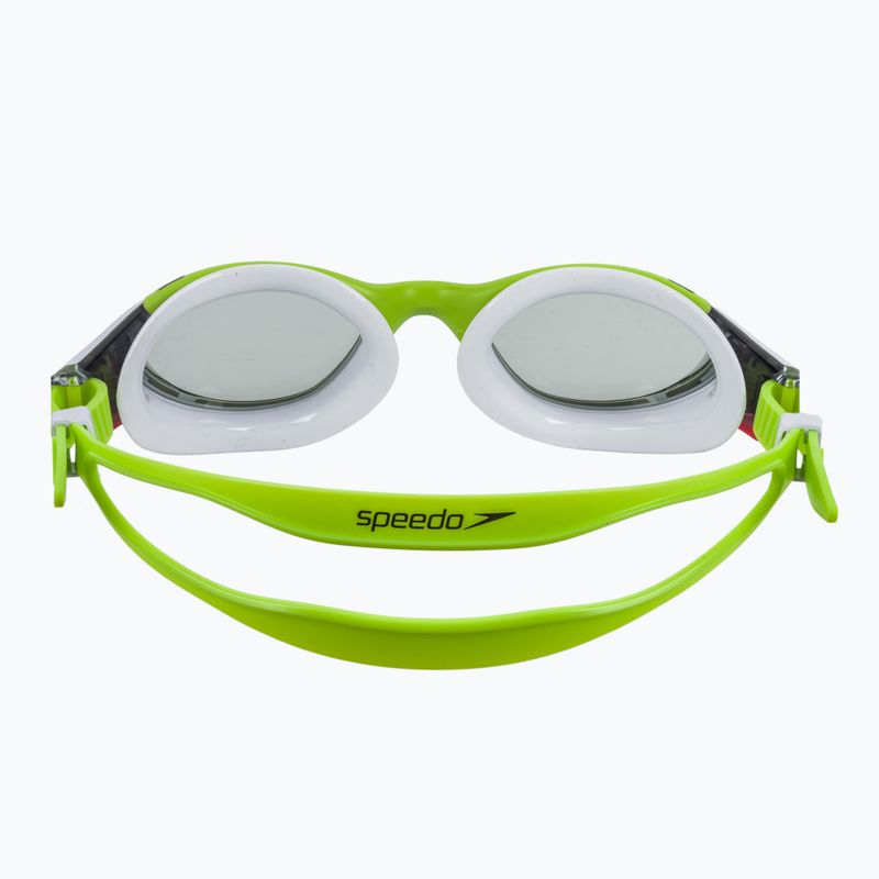 Occhiali da nuoto Speedo Biofuse 2.0 verde fizz / acciaio 4