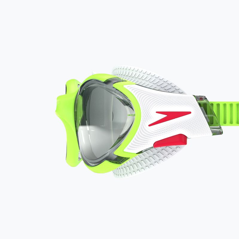 Occhiali da nuoto Speedo Biofuse 2.0 verde fizz / acciaio 4
