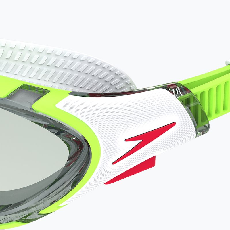Occhiali da nuoto Speedo Biofuse 2.0 verde fizz / acciaio 5