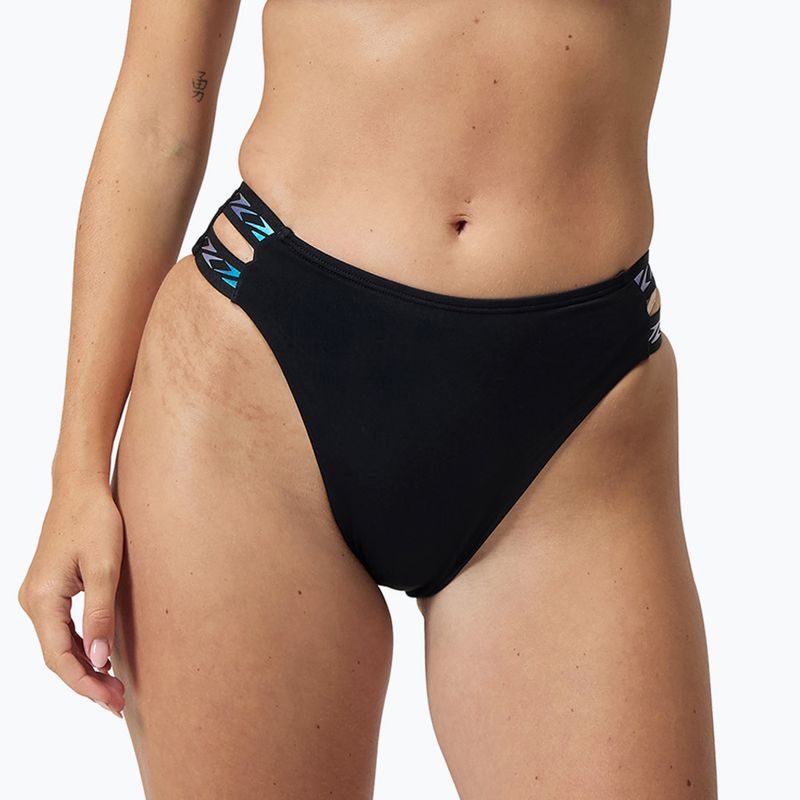 Costume da bagno due pezzi donna Speedo Solid Logo Elastic High Waist Bottom speedo nero 4