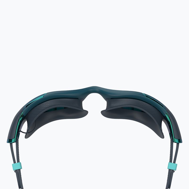 Occhialini da nuoto Speedo Biofuse 2.0 Mirror donna verde scuro / cobalto / smeraldo a specchio 3