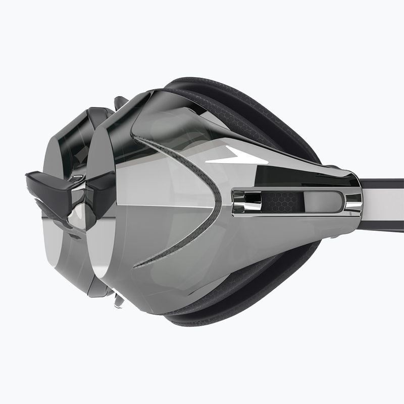 Occhiali da nuoto Speedo Vanquisher 3.0 Mirrored nero / fumo / argento a specchio 4
