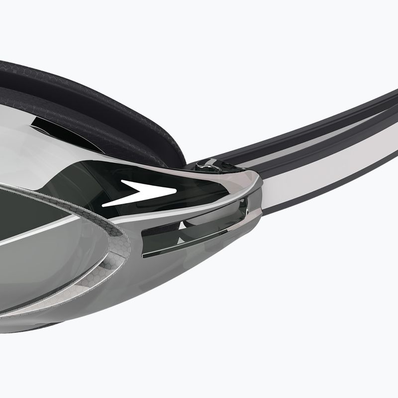 Occhiali da nuoto Speedo Vanquisher 3.0 Mirrored nero / fumo / argento a specchio 5