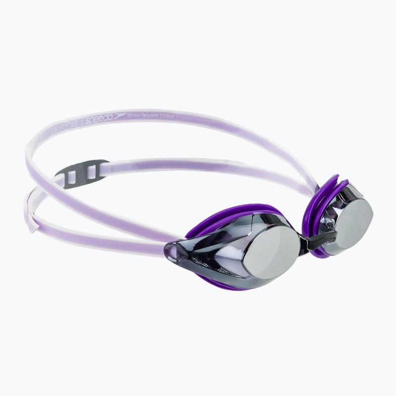 Occhialini da nuoto Speedo da donna Vanquisher 3.0 Mirrored purple haze/iris/silver mirror