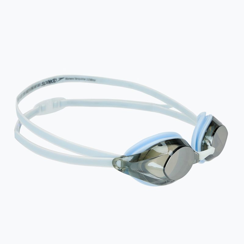 Occhialini da nuoto Speedo Vanquisher 3.0 Mirrored hawaiian sky/grey/silver mirror da donna