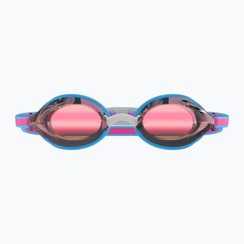 Occhialini da nuoto Speedo Vanquisher 3.0 Mirror per bambini picton blu/vermiglio/oro a specchio 2