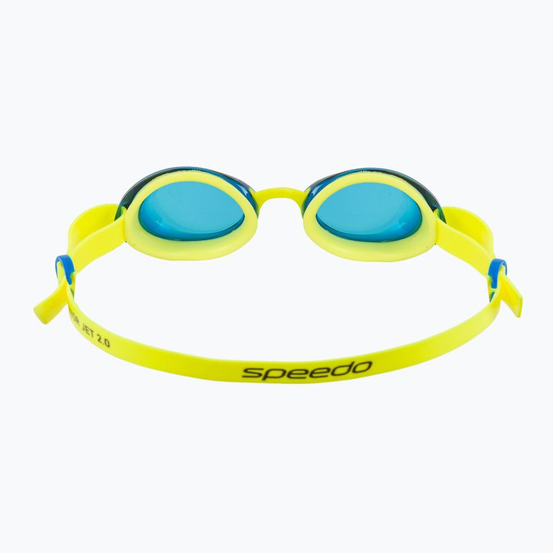 Occhialini da nuoto Speedo Jet 2.0 per bambini giallo impero / blu neon 4