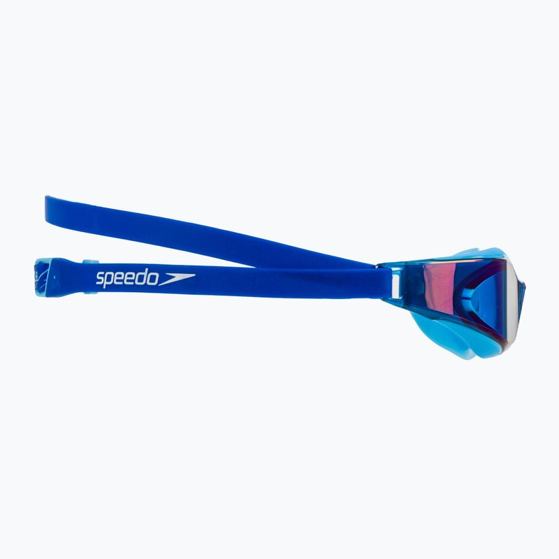 Occhialini da nuoto Speedo Fastskin Hyper Elite Mirror per bambini blu picton / cobalto / iris 3