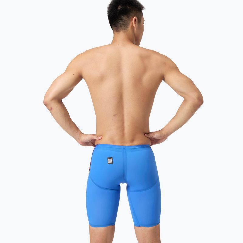 Speedo Fastskin LZR Pure Valor 2.0, jammer da nuoto con stampa molten blur/cobalt pop 2