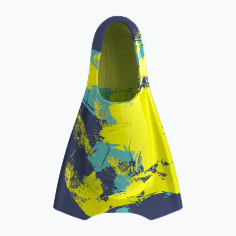 Pinne da nuoto Speedo Short Blade hapuna blue/hyper yellow/arctic glass