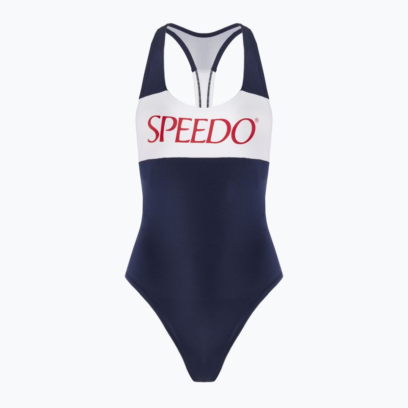Speedo Colourblock Racerback costume intero da donna peacoat