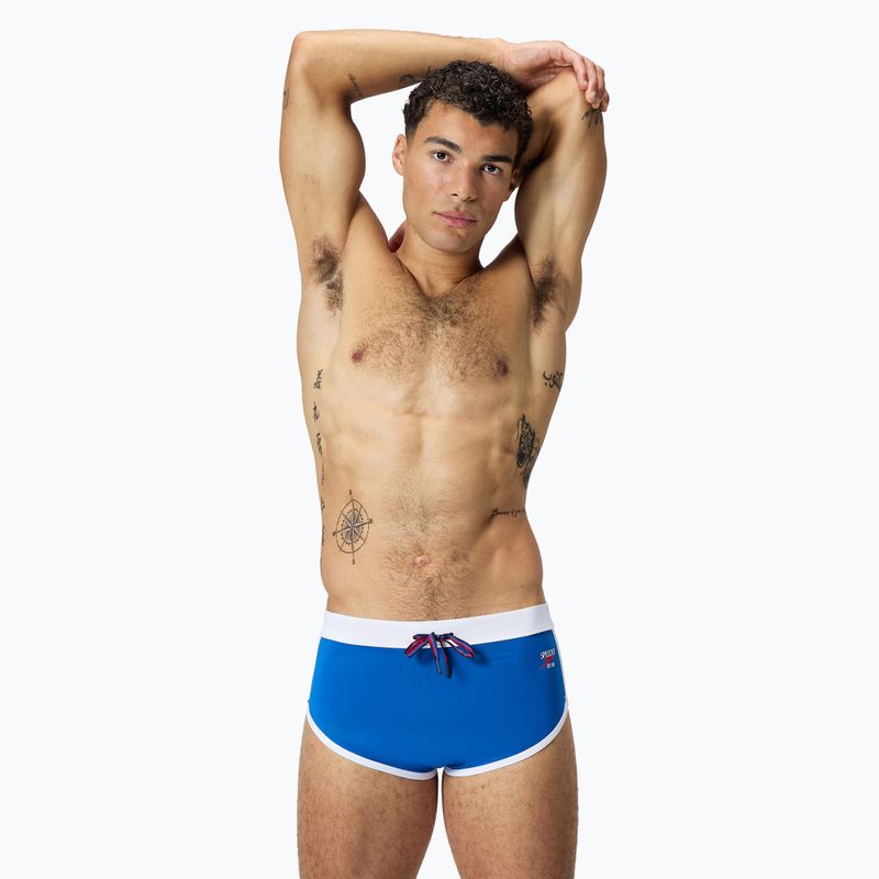 Speedo Jetstream Retro Logo Brief da uomo - costume da bagno turchese
