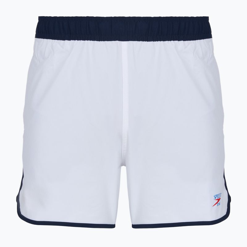 Speedo Jetstream Retro Logo Volley 16" da uomo, pantaloncini da bagno bianchi