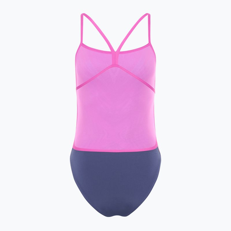 Costume intero Speedo Placement Digital Vback balance blend/hapuna blue da donna 2