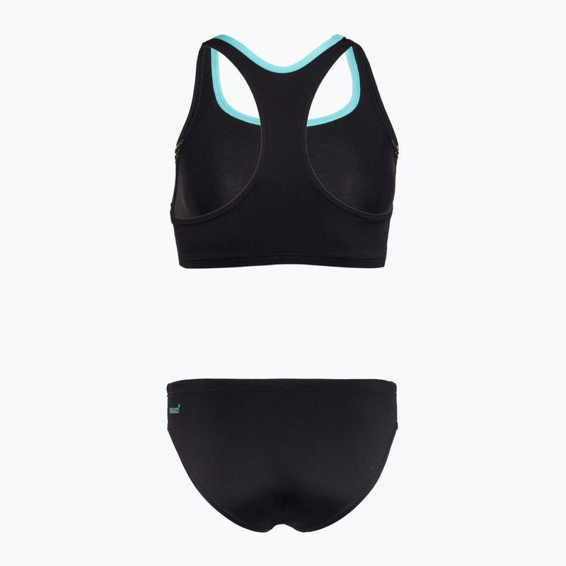 Costume da bagno a due pezzi da donna Speedo Placement iper giallo 2