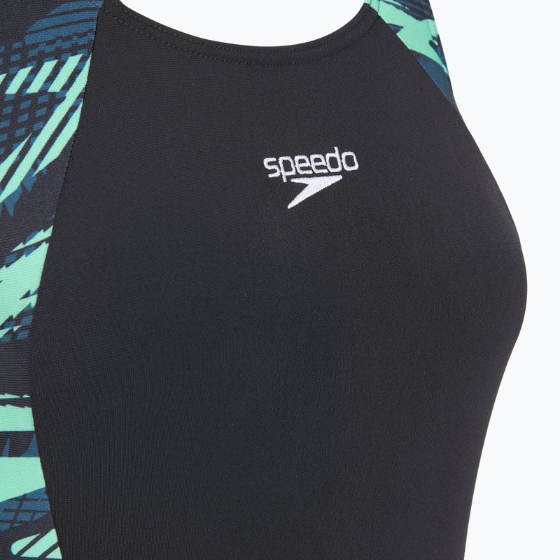 Costume da bagno intero donna Speedo HyperBoom Splice Legsuit dark teal 3