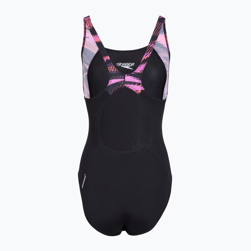 Costume da bagno intero da donna Speedo HyperBoom Splice Muscleback neon violet 2