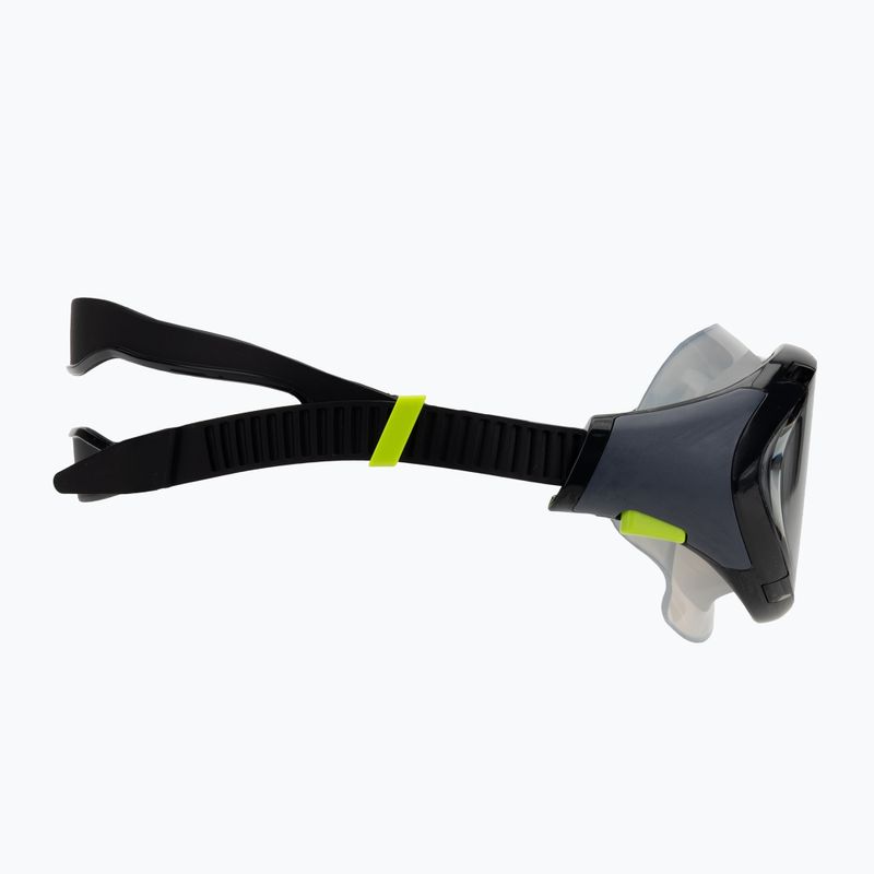 Speedo Biofuse 2.0 nero / acciaio maschera da nuoto 3