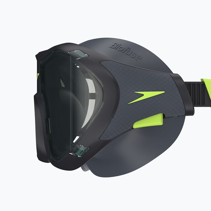 Speedo Biofuse 2.0 nero / acciaio maschera da nuoto 4