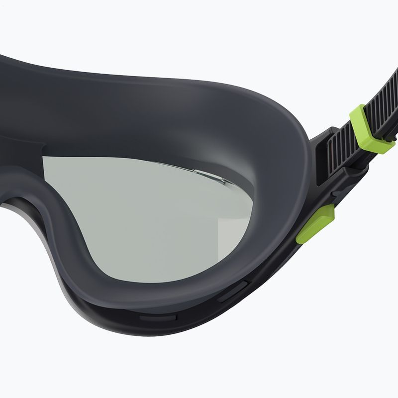 Speedo Biofuse 2.0 nero / acciaio maschera da nuoto 6